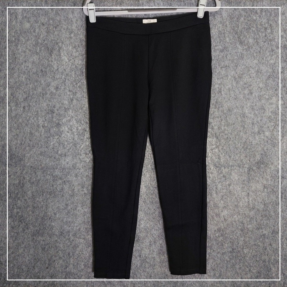Chicos‎ Pant 00 2 Xs So Slimming Ponte Pull On Ankle Black Stretch Preppy Casual